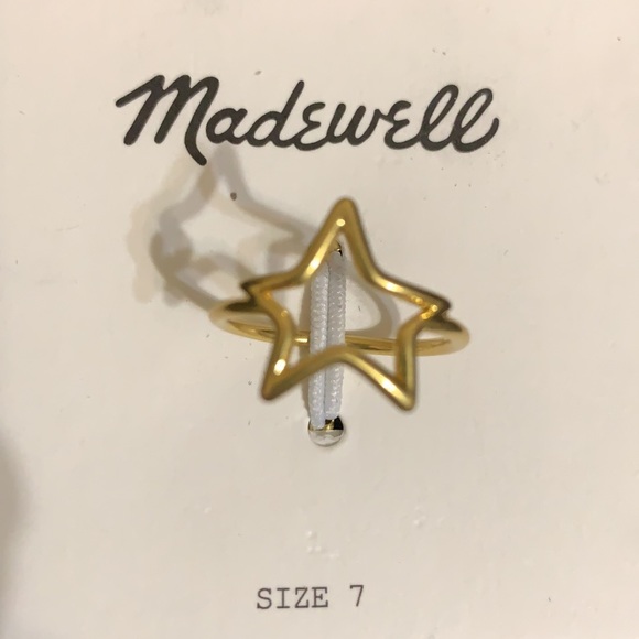 🆕 🌟 Madewell Night Star Ring Size 7 NWT New! - Picture 6 of 6